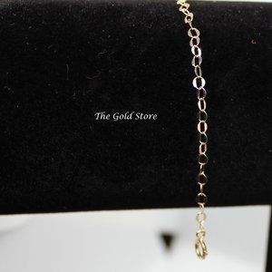 Solid 14k dainty gold bracelet